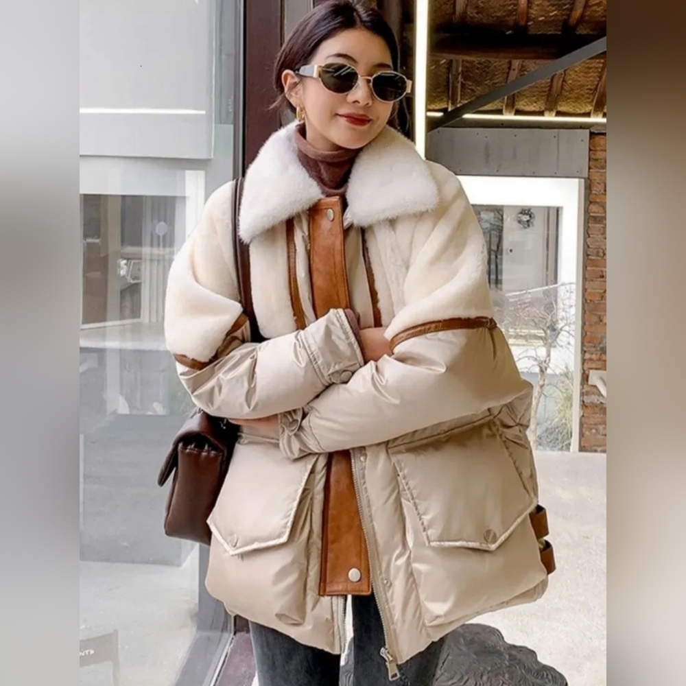 Premium Women's Down Parka | Mink & Lamb | Small